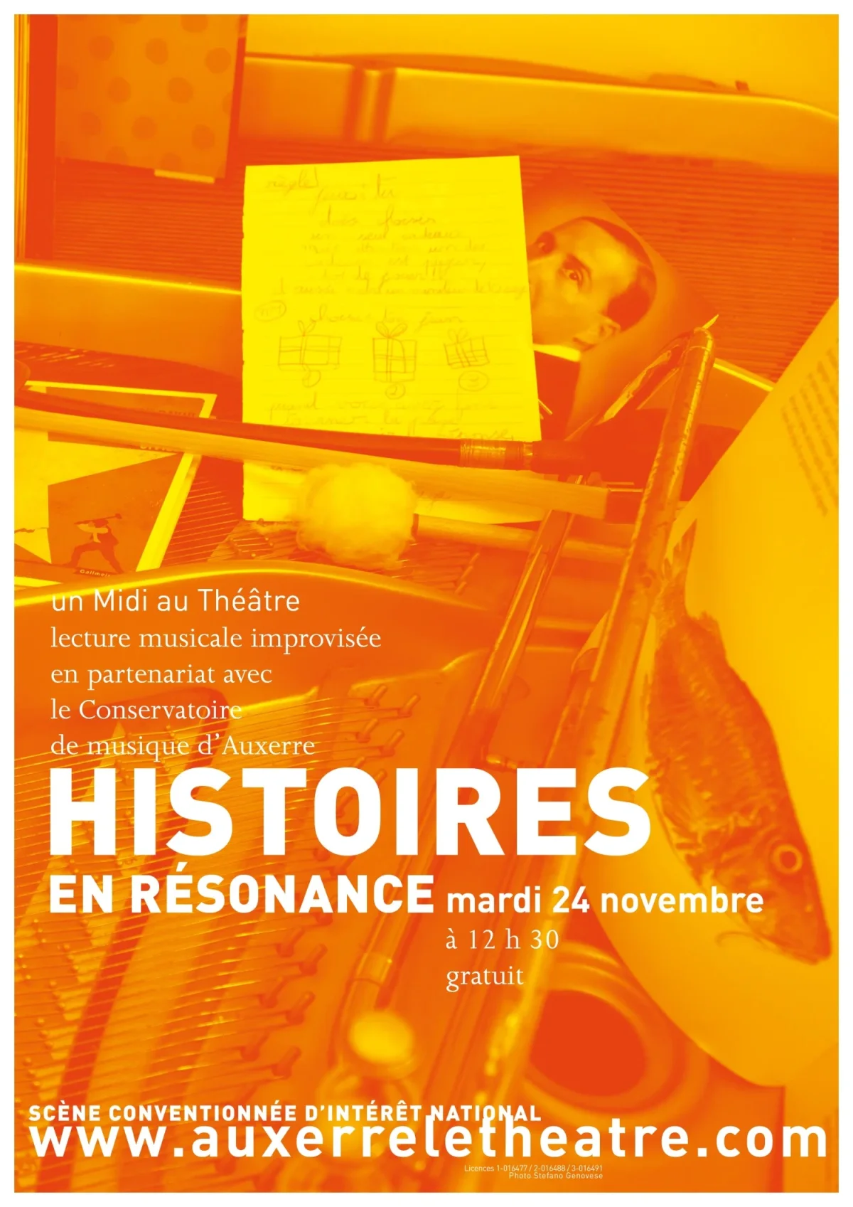 Histoires en résonance – Auxerre (Théâtre d'Auxerre) (affiche de l’événement)