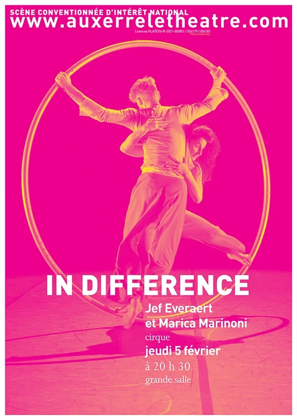 In Difference – Auxerre (Théâtre d'Auxerre) (affiche de l’événement)