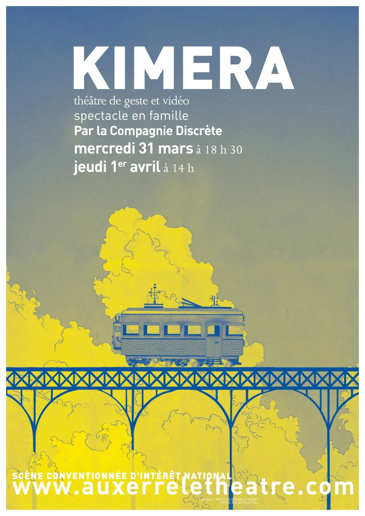 Kimera – Auxerre (Théâtre d'Auxerre) (affiche de l’événement)