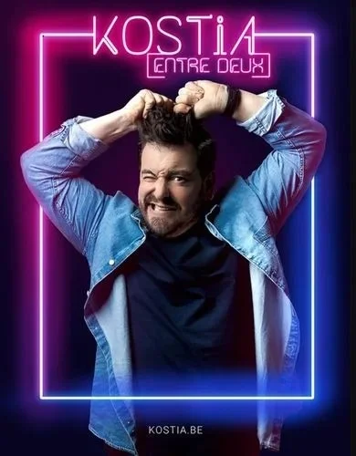 Kostia - Entre deux - Humour – Auxerre (Péniche-théâtre La scène des quais) (affiche de l’événement)