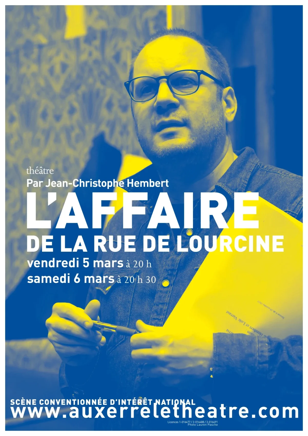L'Affaire de la rue de Lourcine – Auxerre (Théâtre d'Auxerre) (affiche de l’événement)