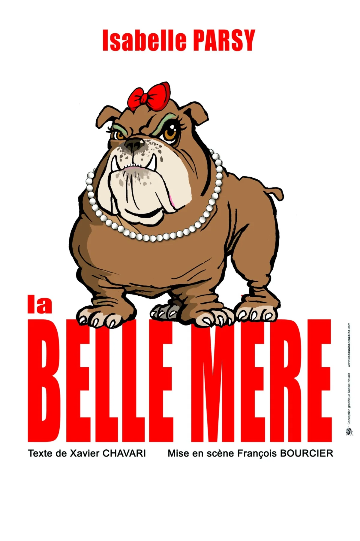 La belle mère / Isabelle Parsy – Auxerre (Théâtre La scène des quais) (affiche de l’événement)