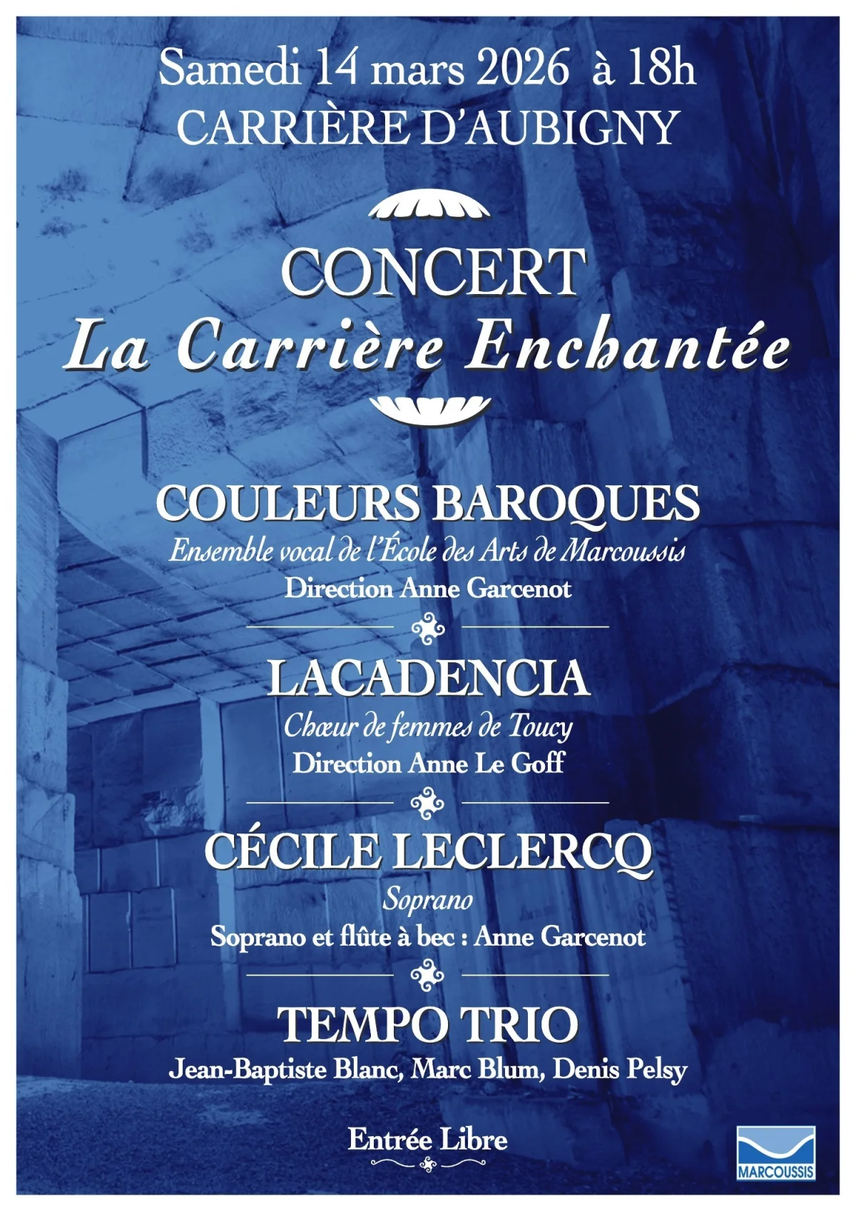 La carrière enchantée – Taingy (Carrière d'Aubigny) (affiche de l’événement)