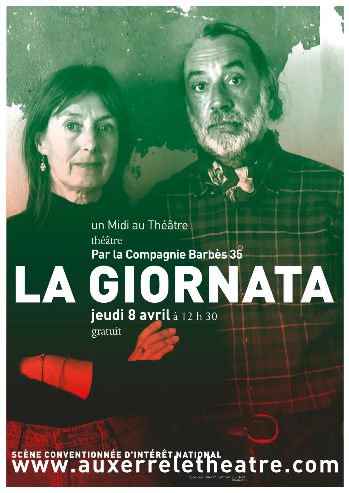 la giornata – Auxerre (Théâtre d'Auxerre) (affiche de l’événement)