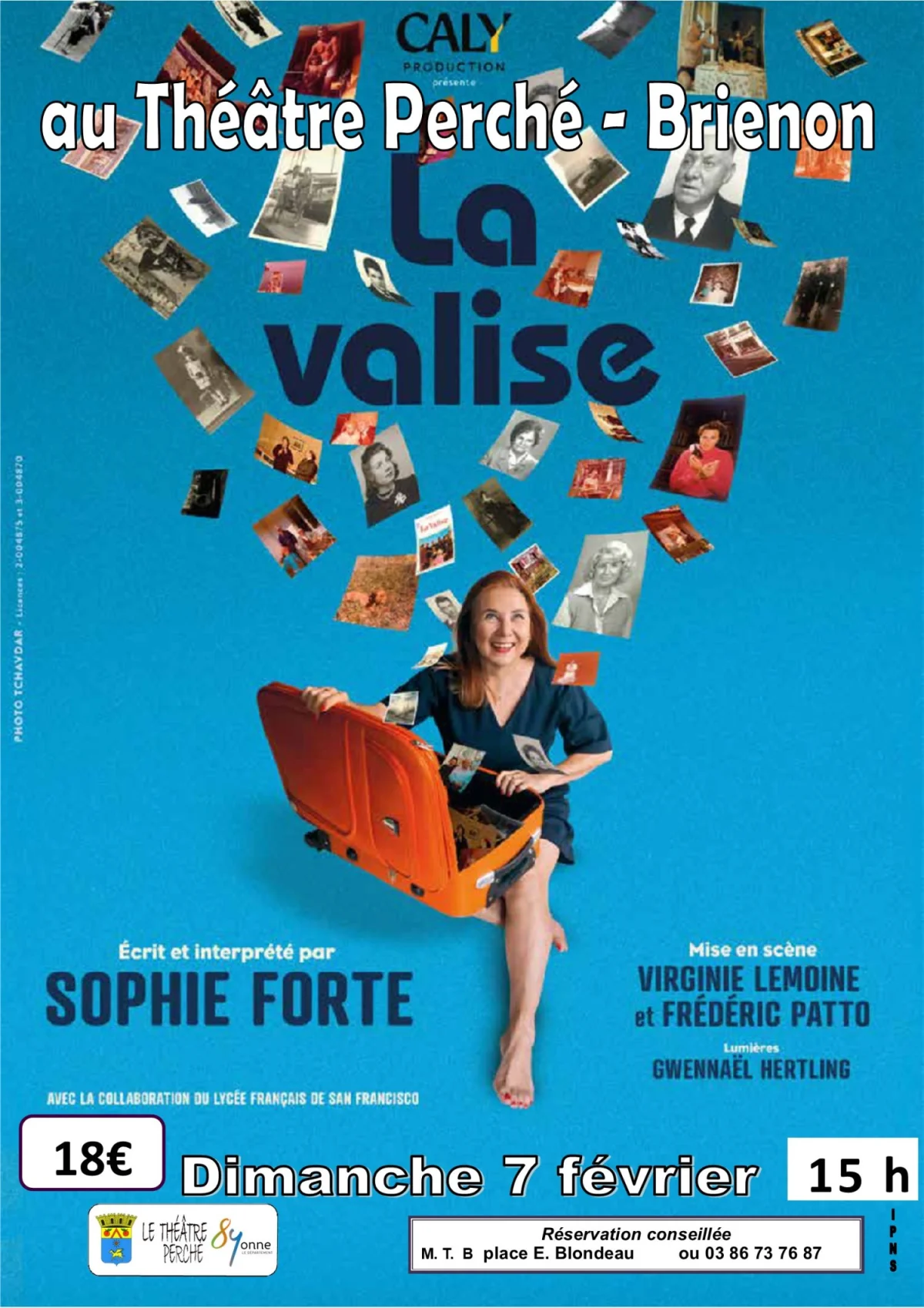 La valise avec Sophie Forte – Brienon-sur-Armançon (Le Théâtre perché) (affiche de l’événement)