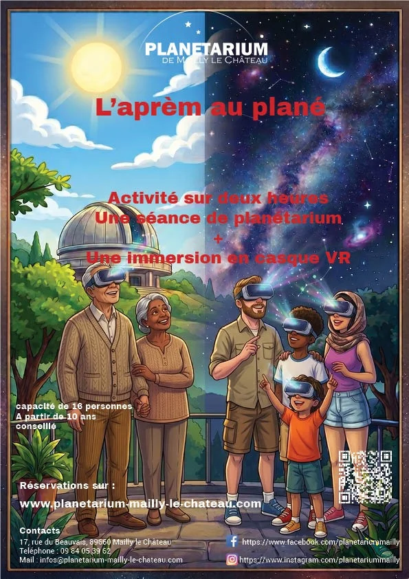 L'aprèm au plané – Mailly-le-Château (Planétarium - Espace nature du Beauvais) (affiche de l’événement)