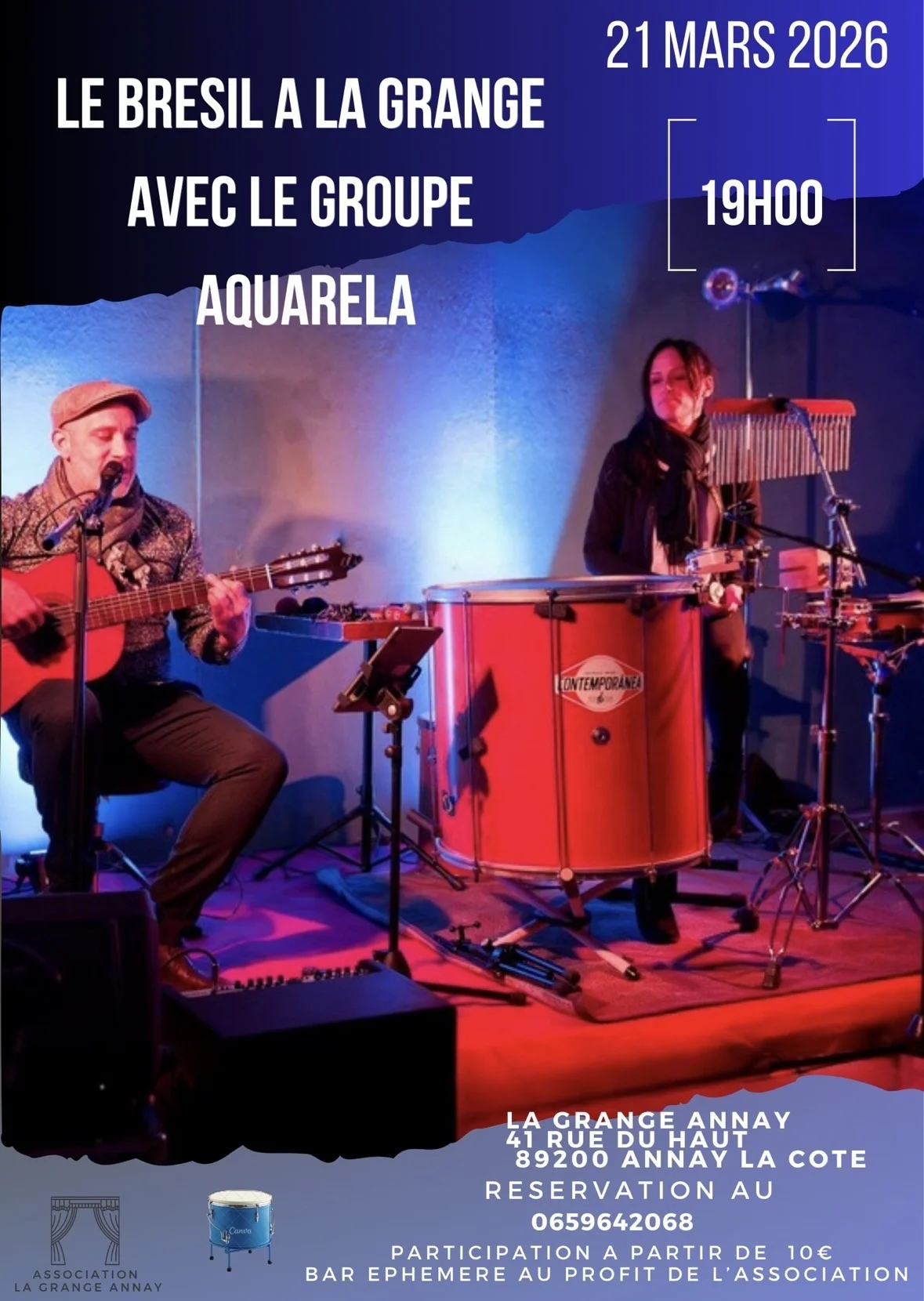 Le Brésil a la Grange Annay – Annay-la-Côte  (La Grange Annay) (affiche de l’événement)