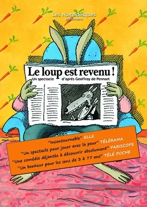 "Le Loup est revenu !" par la Cie Les Nomadesques (spectacle jeune public) – Monéteau (Le Skenet'Eau) (affiche de l’événement)