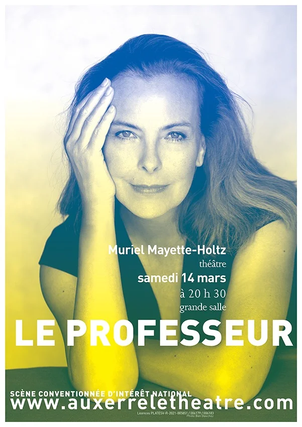 Le Professeur – Auxerre (Théâtre d'Auxerre) (affiche de l’événement)