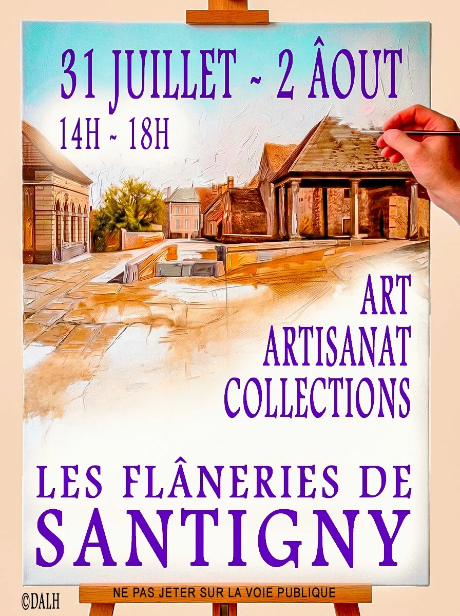 Les Flâneries de Santigny – Santigny (place des Ormes) (affiche de l’événement)