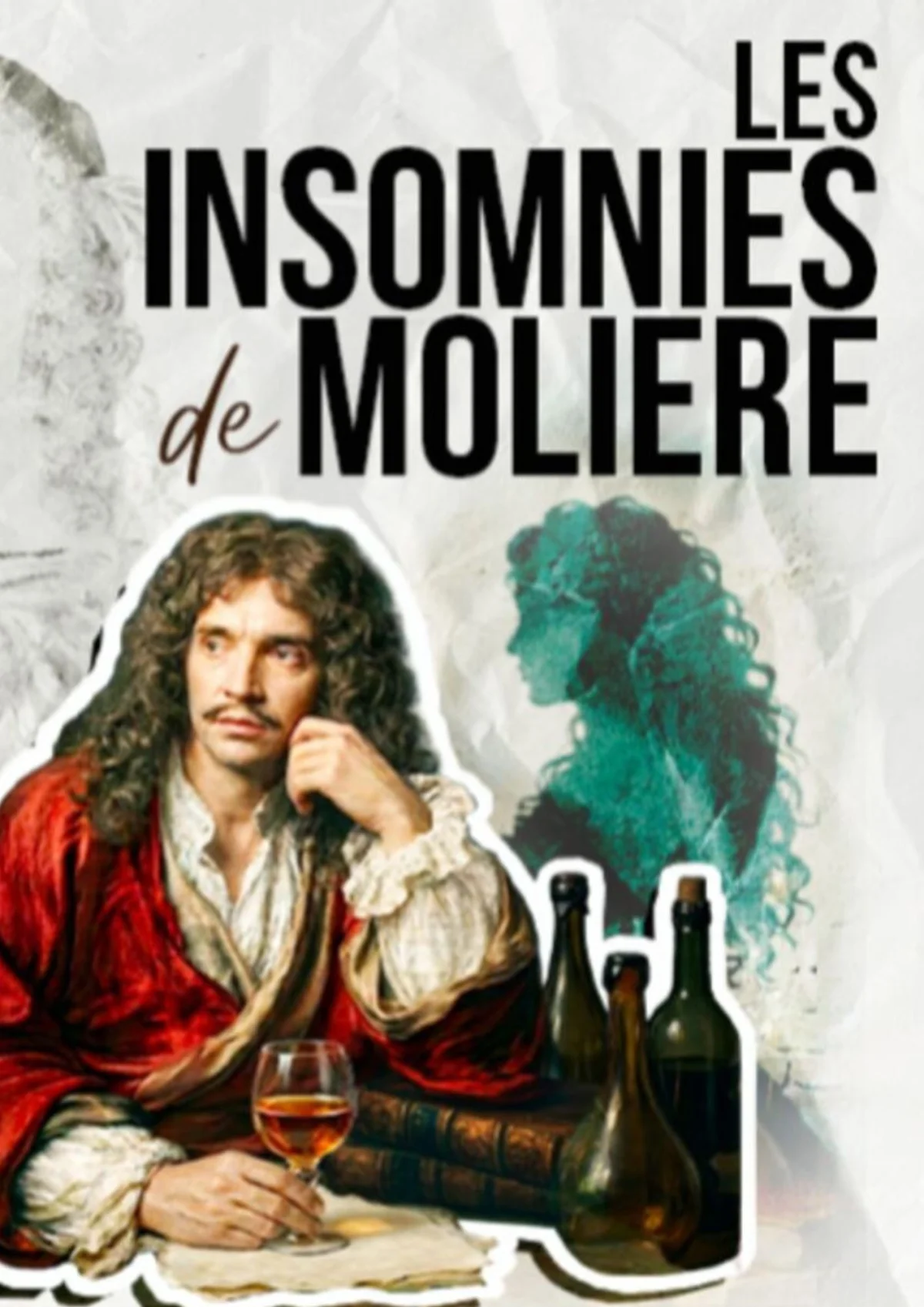 Les Insomnies de Molière – Auxerre (théâtre La Scène des Quais) (affiche de l’événement)