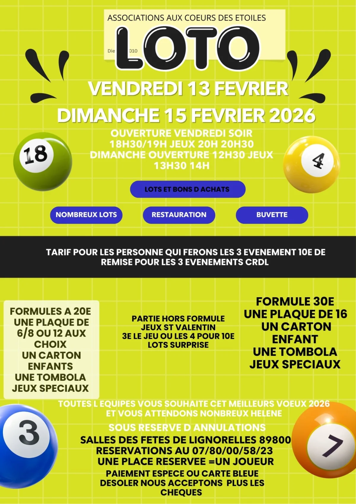 Loto – Lignorelles (affiche de l’événement)