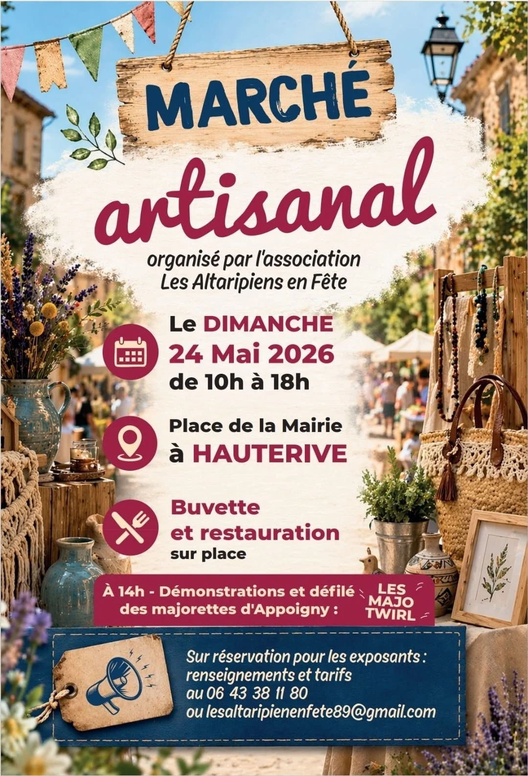 Marché Artisanal d Hauterive – Hauterive (Place de la mairie) (affiche de l’événement)