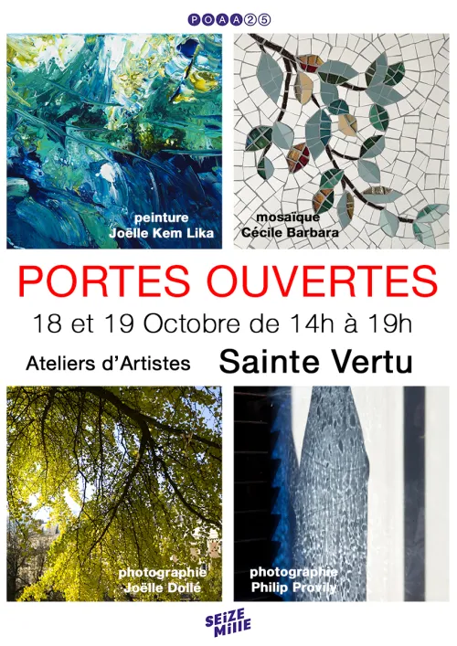 Portes Ouvertes Ateliers d'Artistes Seize Mille