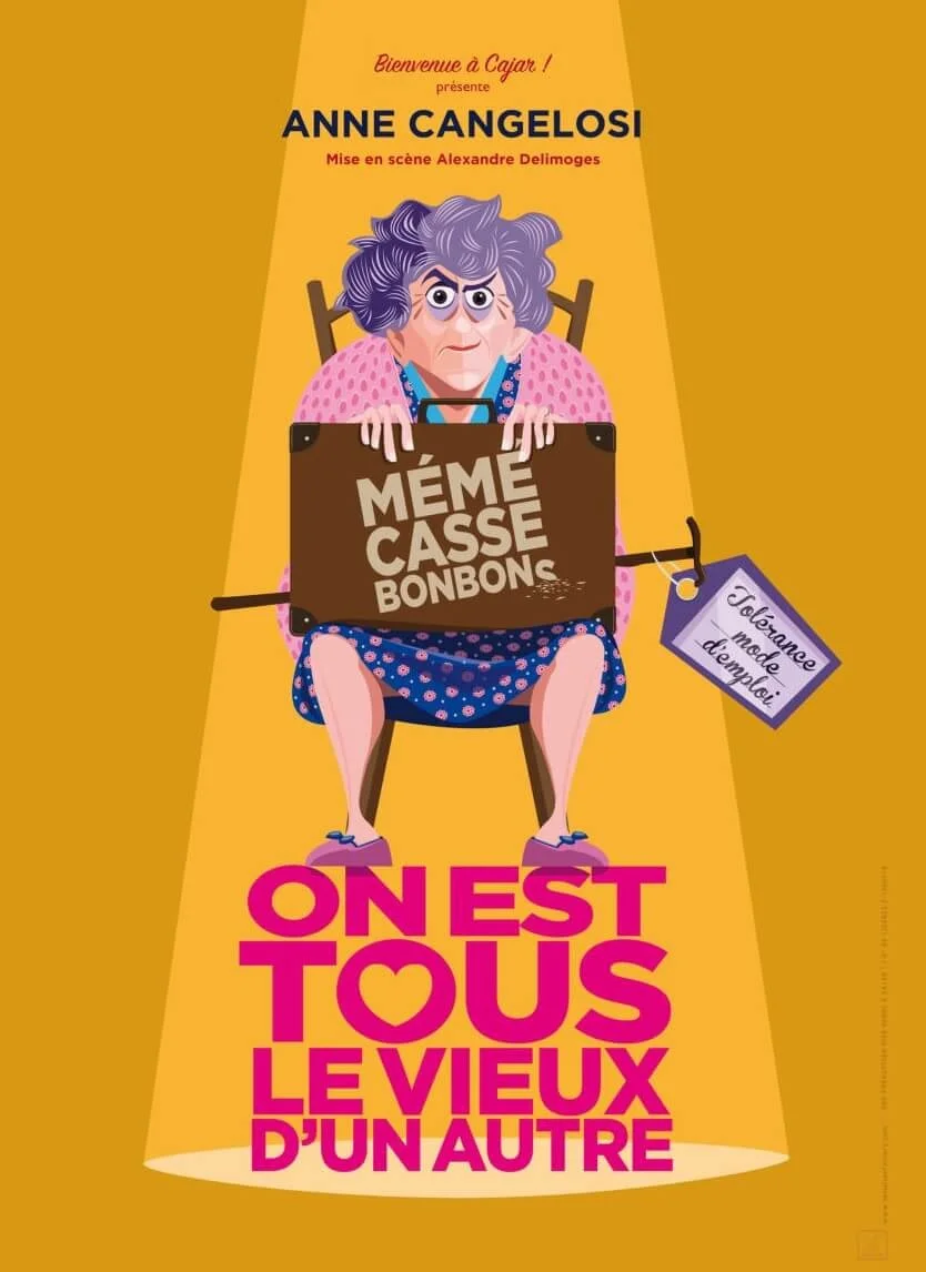 Mémé Casse-Bonbons / Anne Cangelosi – Auxerre (La scène des quais) (affiche de l’événement)