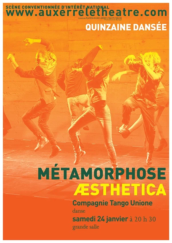 Métamorphose + Æsthetica – Auxerre (Théâtre d'Auxerre) (affiche de l’événement)