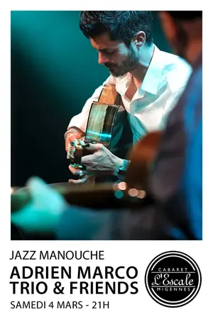 Concert avec Adrien Marco Trio & Friends (jazz manouche)