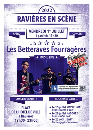 1er apro-concert avec Les Betteraves Fourragres (Rock rural / Trash guinguette) dans le cadre de Ravires en Scne (saison 7)