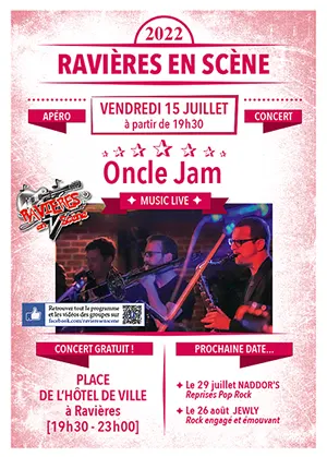 2me apro-concert avec Oncle Jam (Reprises Funk & Soul) dans le cadre de Ravires en Scne (saison 7)