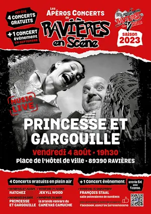 Ravires en scne (saison 8) : 3me apro-concert avec Princesse et Gargouille (chanson franaise)