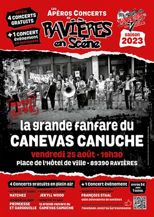 Ravires en scne (saison 8) : 4me apro-concert avec la Fanfare Canevas Canuche