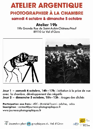 Atelier argentique : Photographier à la chambre dans le cadre des Journées photographiques du Val d'Ocre