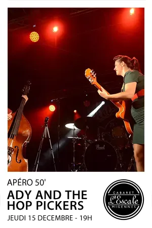 Concert avec Ady and the Hop Pickers (Apéro 50')