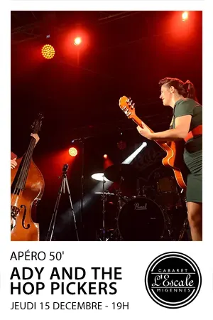 Concert avec Ady and the Hop Pickers (Apro 50')