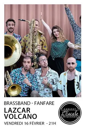 Concert avec Lazcar Volcano (Brassband - fanfare)