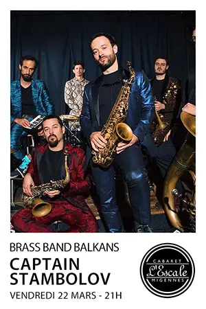 Concert avec Captain Stambolov (Brass Band Balkans)