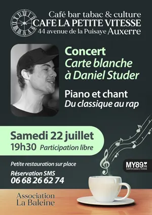 Concert : Carte blanche à Daniel Studer dit 