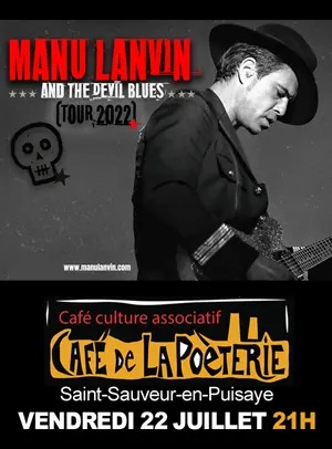 Concert avec Manu Lanvin (blues)