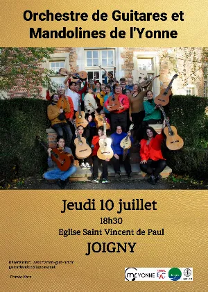 Concert avec l'Orchestre de Guitares et Mandolines de l'Yonne