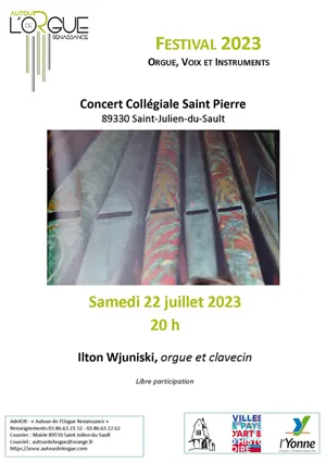 Concert Orgue et clavecin avec Ilton Wjuniski