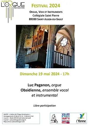 Concert Orgue, Voix et instruments : 