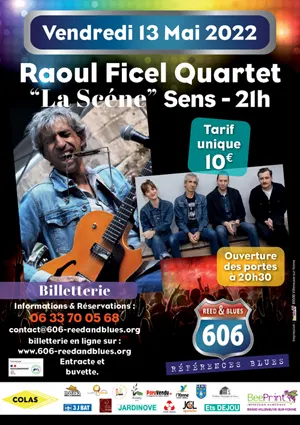 Concert de blues avec Raoul Ficel Quartet