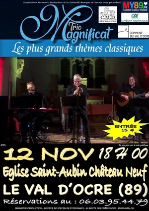 Concert avec le Trio Magnificat (les plus grands thèmes classiques)