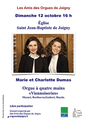 Concert d'orgue à quatre mains 
