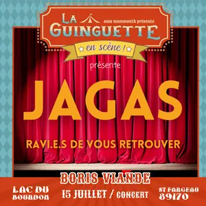 La Guinguette en Scne ! Concert avec Jagas + Boris Viande (chansons franaises festives & live lectro balkan trompette)