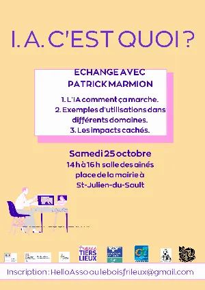 Mini-conférence "L'I.A. c'est quoi ?" : Echange avec Patrick Marmion