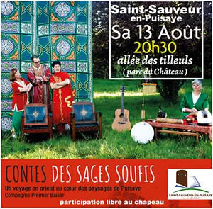 Contes des Sages Soufis (un voyage en orient au coeur des paysages de Puisaye-Forterre) avec la Compagnier Premier Baiser