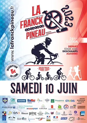 26ème édition de La Franck Pineau : Cyclo, VTT et  randonnées pédestres