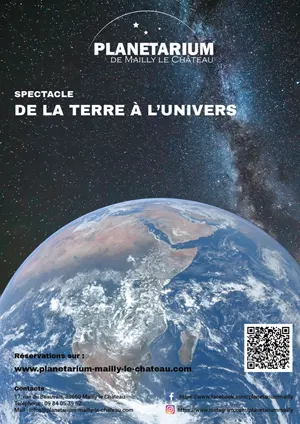 S�ance de plan�tarium : De la Terre � l'Univers