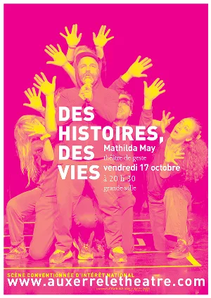 Théâtre "Des histoires, des vies" par Mathilda May