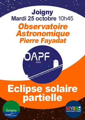 Assistez  l'clipse solaire partielle avec l'Observatoire Astronomique Pierre Fayadat