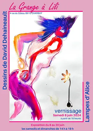 Exposition des dessins de David Dehaineault et des lampes d'Alice