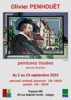 Exposition : Peintures Tissées par Olivier Penhouët