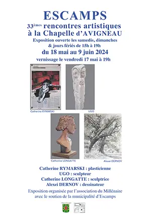 Vernissage des 33mes Rencontres Artistiques  Escamps