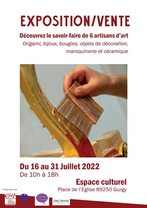 Vernissage de l'exposition-Vente : Dcouvrez le savoir-faire de 6 artisans d'art : cramique, tapisserie, bijoux, sculpture sur pierre, papeterie et objets dcoratifs