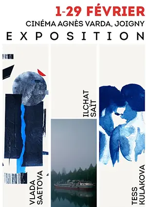 Exposition de Vlada SAETOVA - Ilchat SAIT - Tess Kulakova (aquarelles, collages et photographies)
